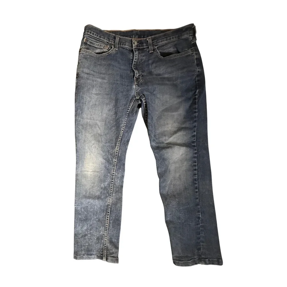 Levi's 511 Slim Fit Jeans Mens 34x29 Blue Red Tab Stretch Denim Pants